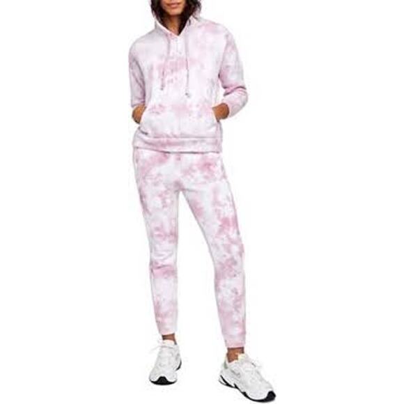 Free People Women's Pink Tie-Dye Work It Out Hoodie XS NWT MSRP $78 - Picture 1 of 7